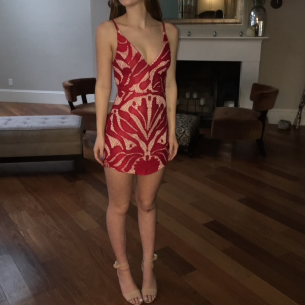 Misguided bodycon mini dress